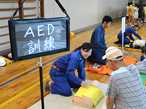 東京都羽村市総合防災訓練（宿泊訓練含む）