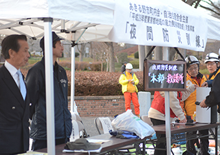 夜間防災訓練