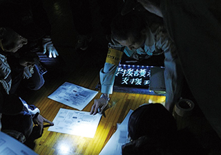 避難所運営・援助体制例1